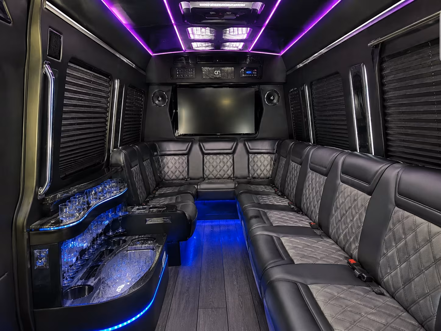 bus rental options for conroe trips