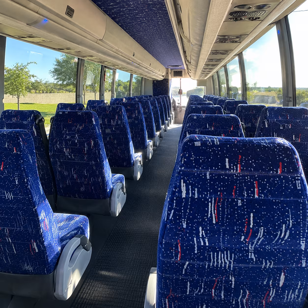 conroe charter bus services inside