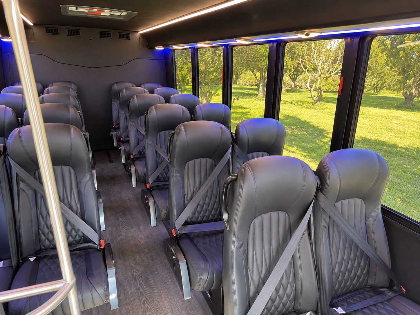 conroe private event transportation onboard seating