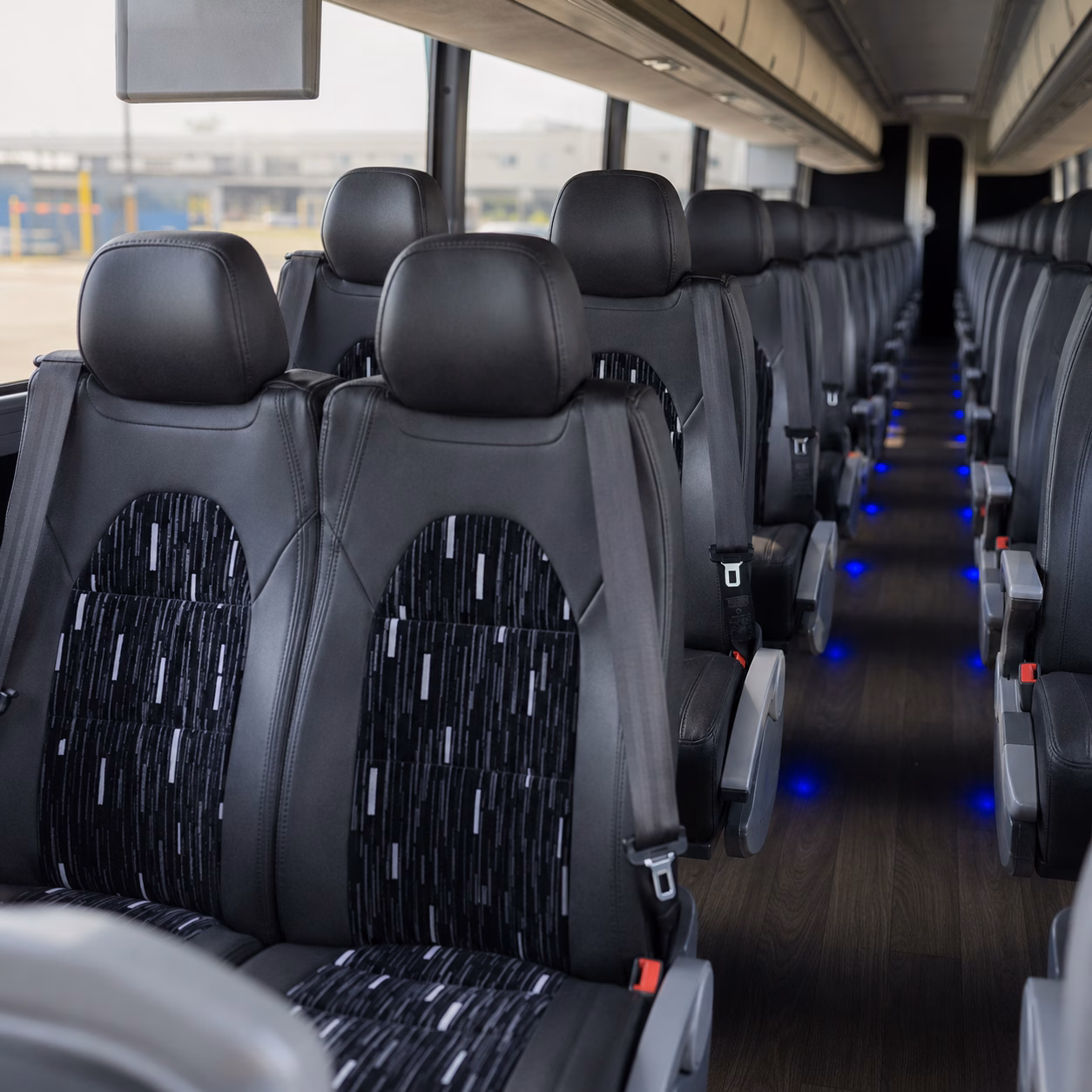 conroe sporting event transportation onboard seating