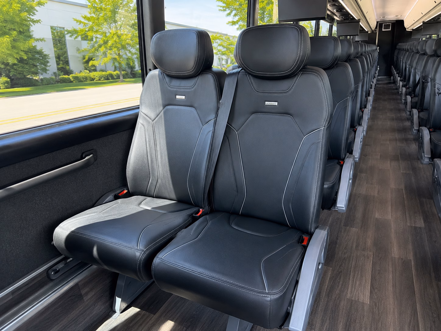 conroe wine tour brewery transportation onboard seating